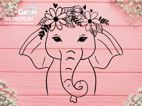 Elephant Flower Crown: A Charming Addition to Your Creative Projects