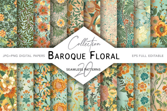 Flourish Baroque Patterns: A Versatile Tool for Creative Projects