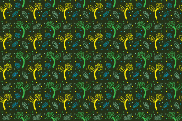 Flower Green Background Pattern: A Strategic Design Element for Modern Visuals