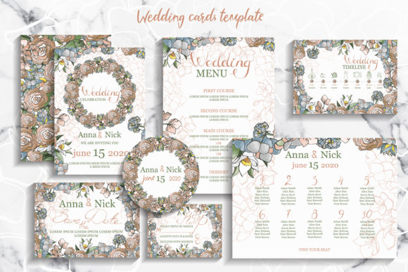 Pastel Wedding Invitation Cards Template: A Comprehensive Guide for Your Special Day
