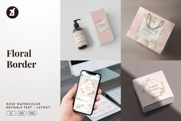 Rose Branding Template: Elevate Your Design with Elegant Florals