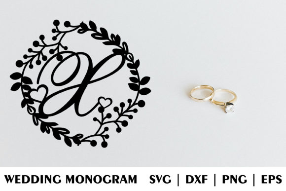 Unique Letter X for Wedding Monogram Decor