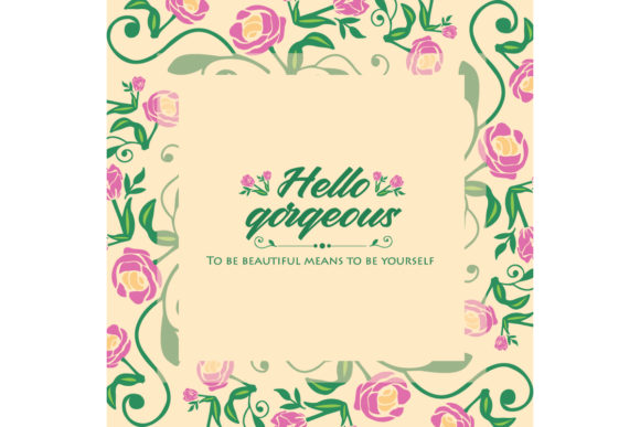Wallpaper Design for Hello Gorgeous Card: A Stylish and Versatile Greeting Option
